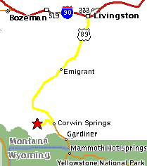 Map From Livingston